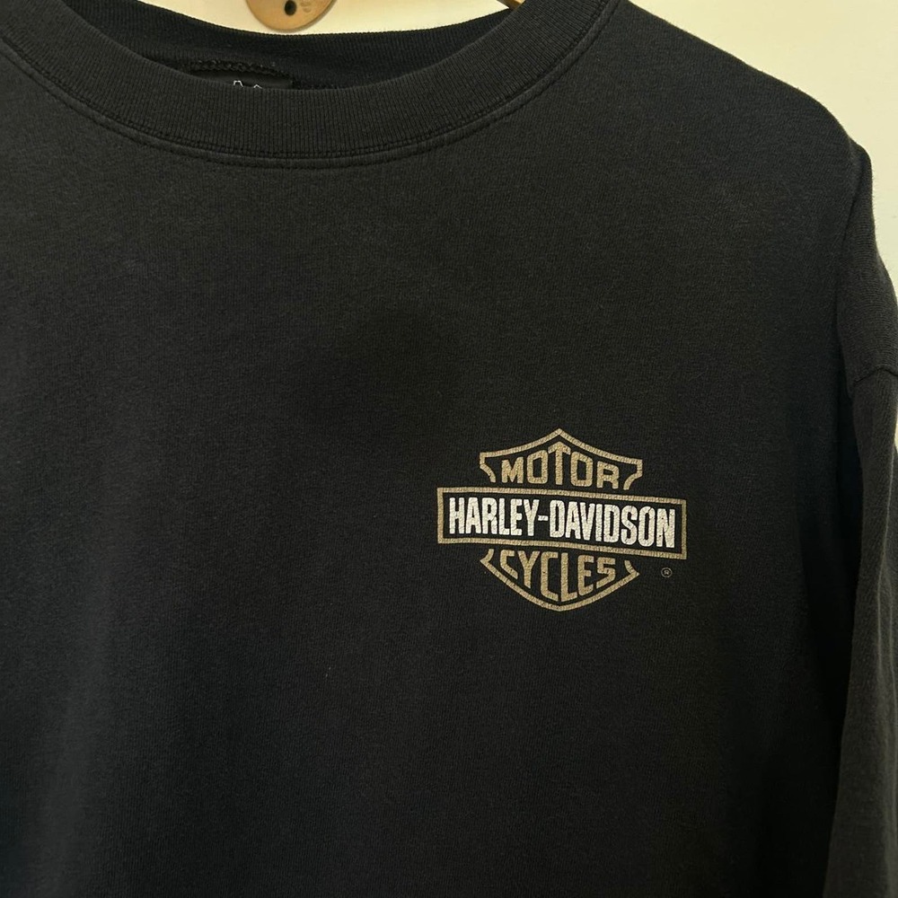 Vintage Harley Davidson Wraparound Tee 1996 - Picture 3 of 5
